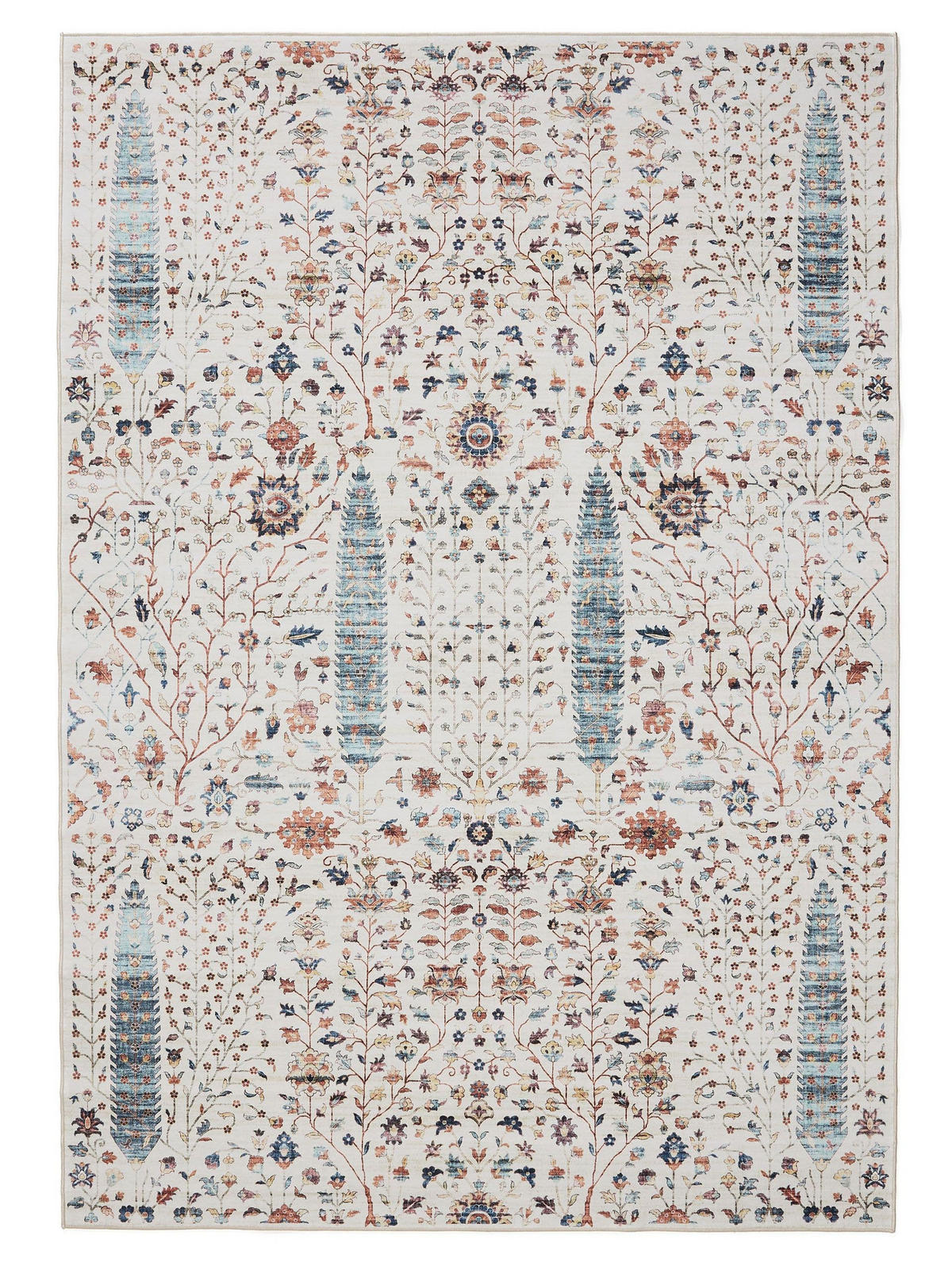 VINTAGE-TEPPICH George waschbar 240x340 cm - Multicolor, Kunststoff (240/340cm) - benuta