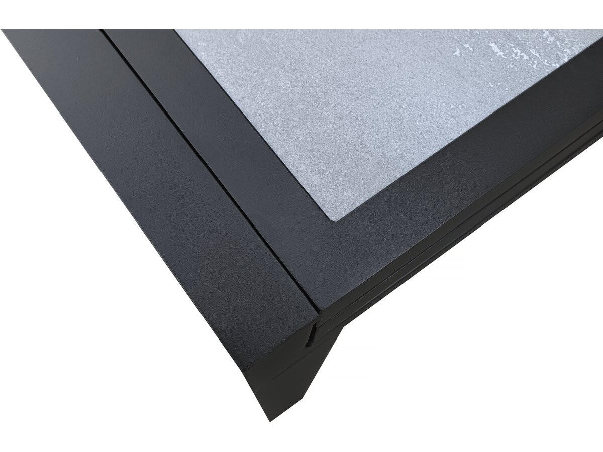 GARTENTISCH lagos Grau - Grau, Metall (320/105/76cm) - Habitat Garten