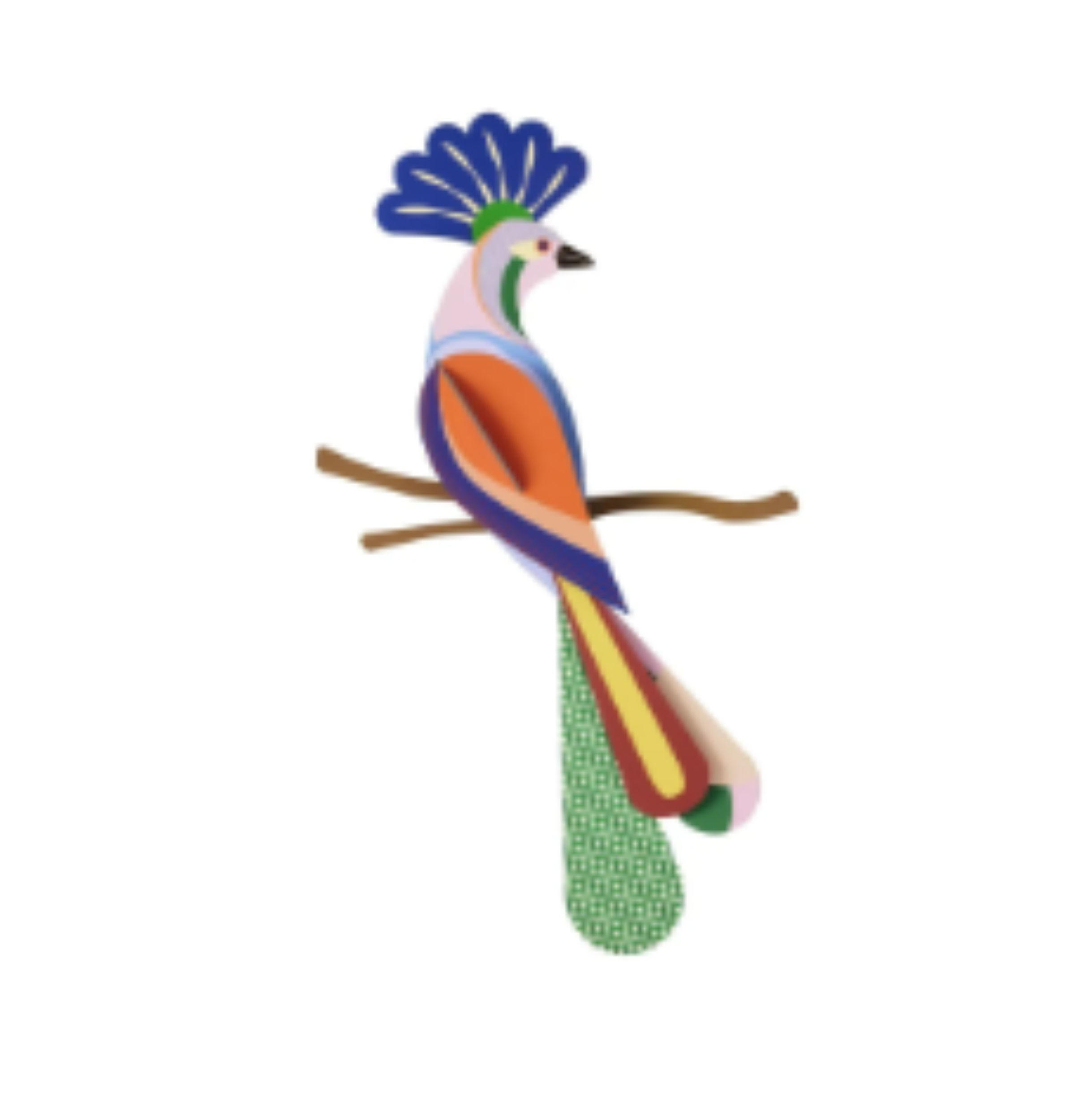 WANDOBJEKTE Studio ROOF, 3D Bastel-Set, Karton, Tinjil - Multicolor, Wellpappe (27.6/5.7/47.3cm) - ich-zapfe