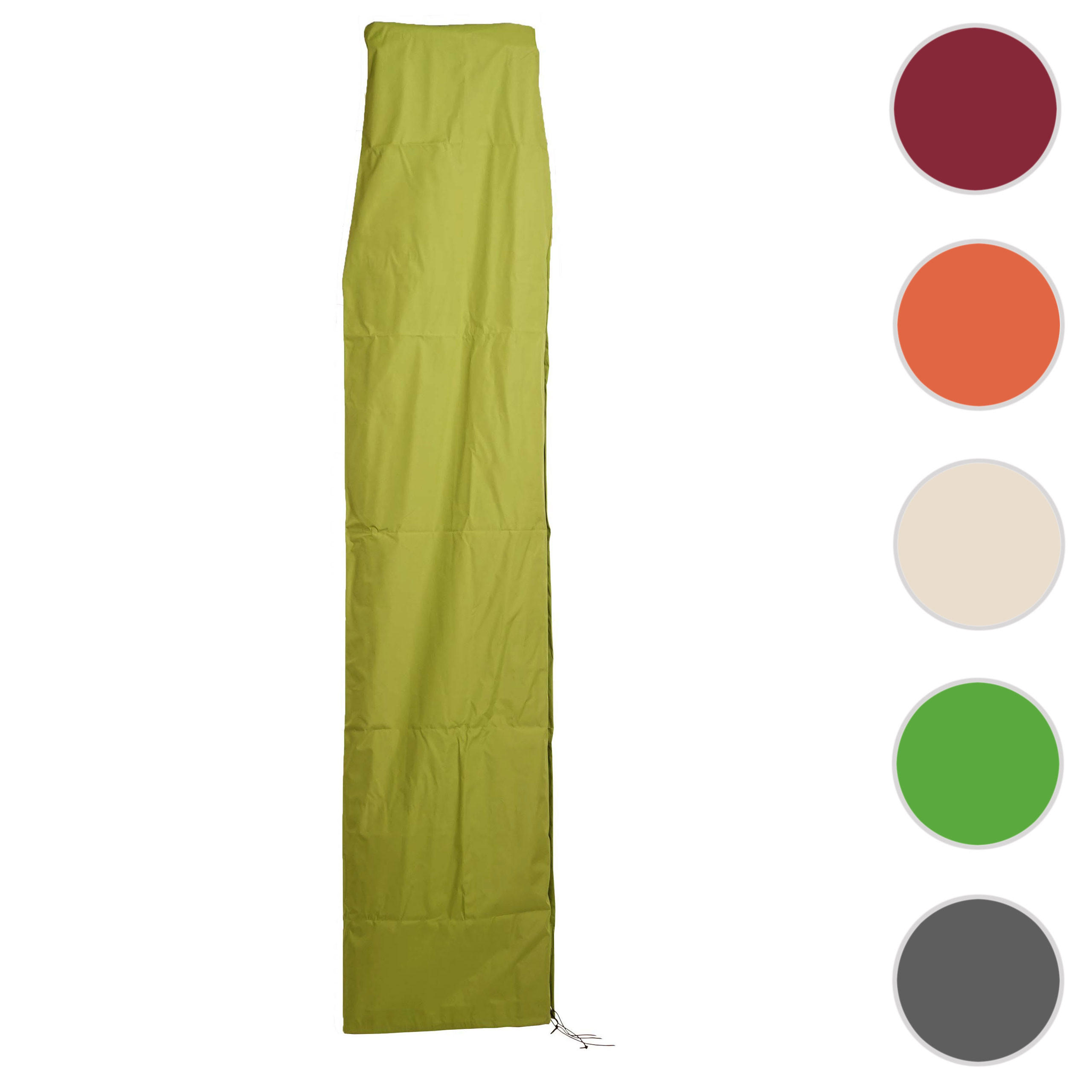 SCHUTZHÜLLE MCW FÜR AMPELSCHIRM BIS 3,5M Hellgrün - Hellgrün, Textil (60/265/60cm) - MCW