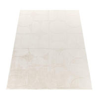 KURZFLORTEPPICH 80/150 LELYSTAD 526 - Creme, Kunststoff (80/150cm) - Paco Home