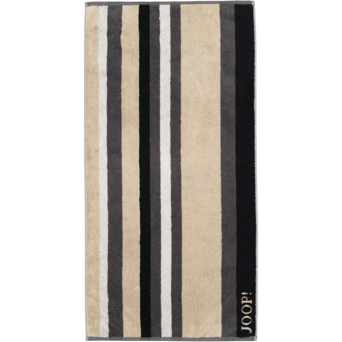 SEIFTUCH VIBE STREIFEN 1698 STEIN - 37 - Beige, Textil (30/30cm) - Joop!