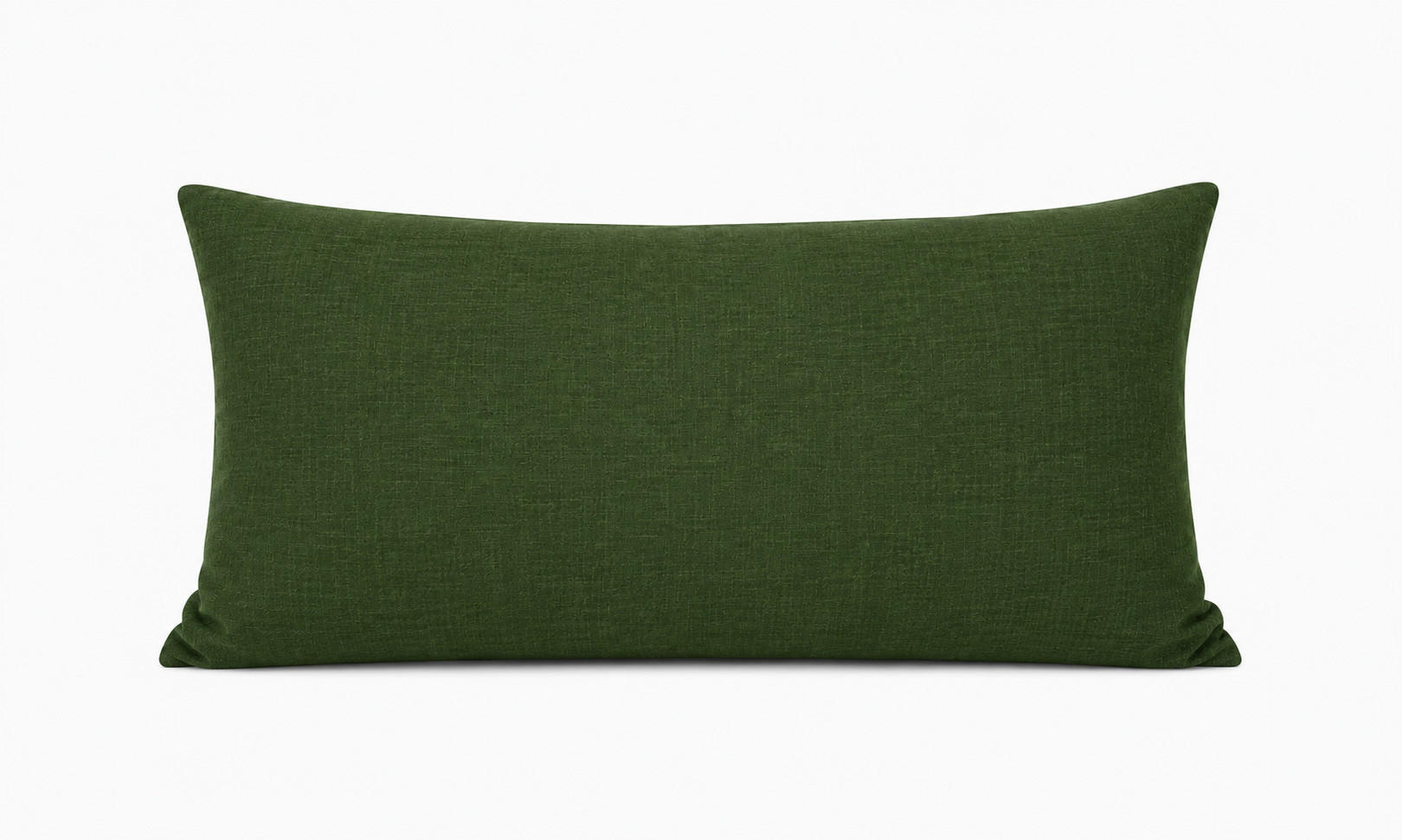 KISSENBEZUG Leinenoptik 40/60 cm Dunkelgrün - Dunkelgrün, Textil (40/60cm) - TiborTex