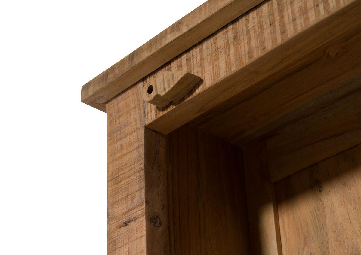 HÄNGESCHRANK Akazie 44x21x72 natur versiegelt NATURE OF SPIRIT #302 - Braun, Holzwerkstoff (44/72/21cm) - Massivmoebel24