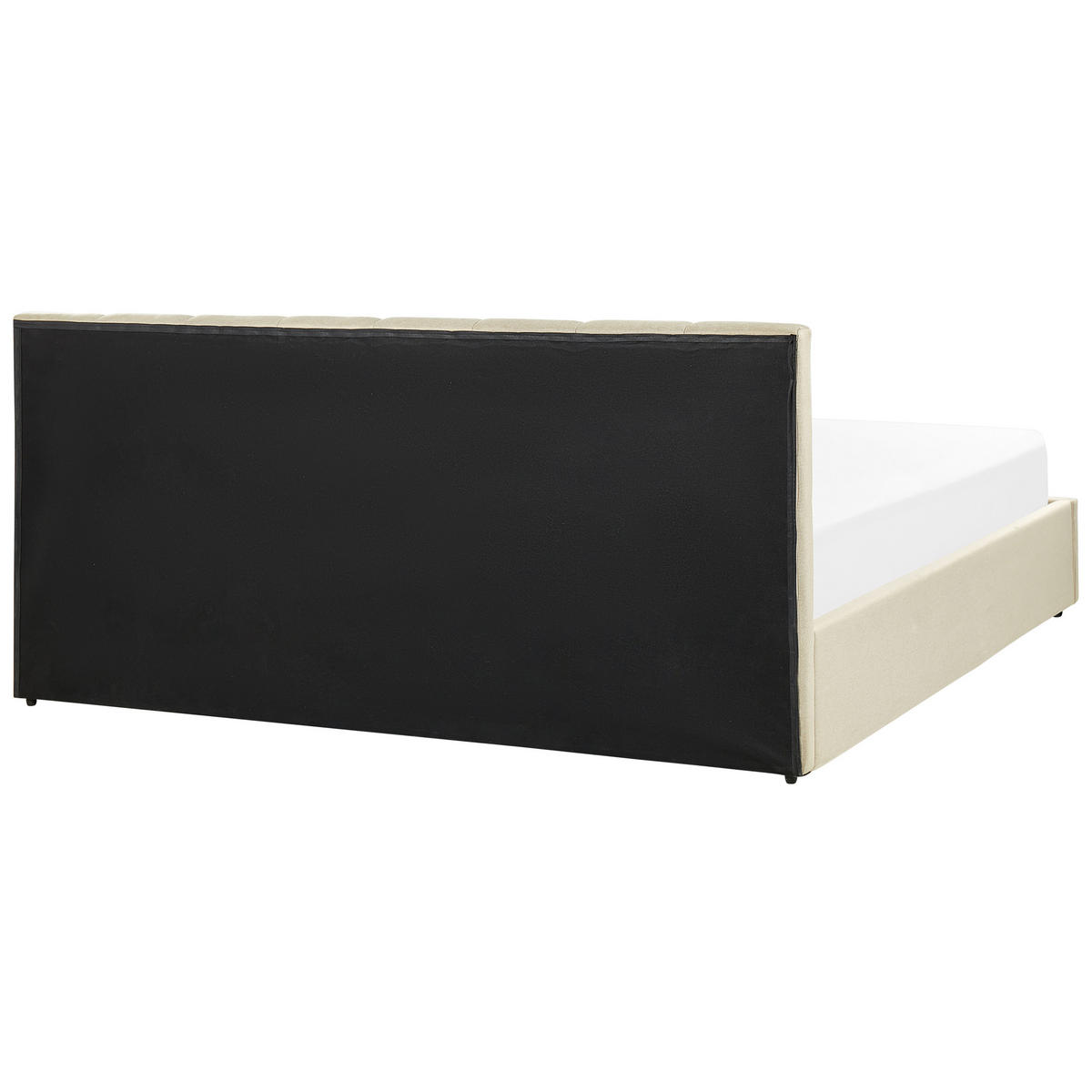 POLSTERBETT 180/200cm Beige Dreux - Beige, Textil (180/200cm) - Beliani