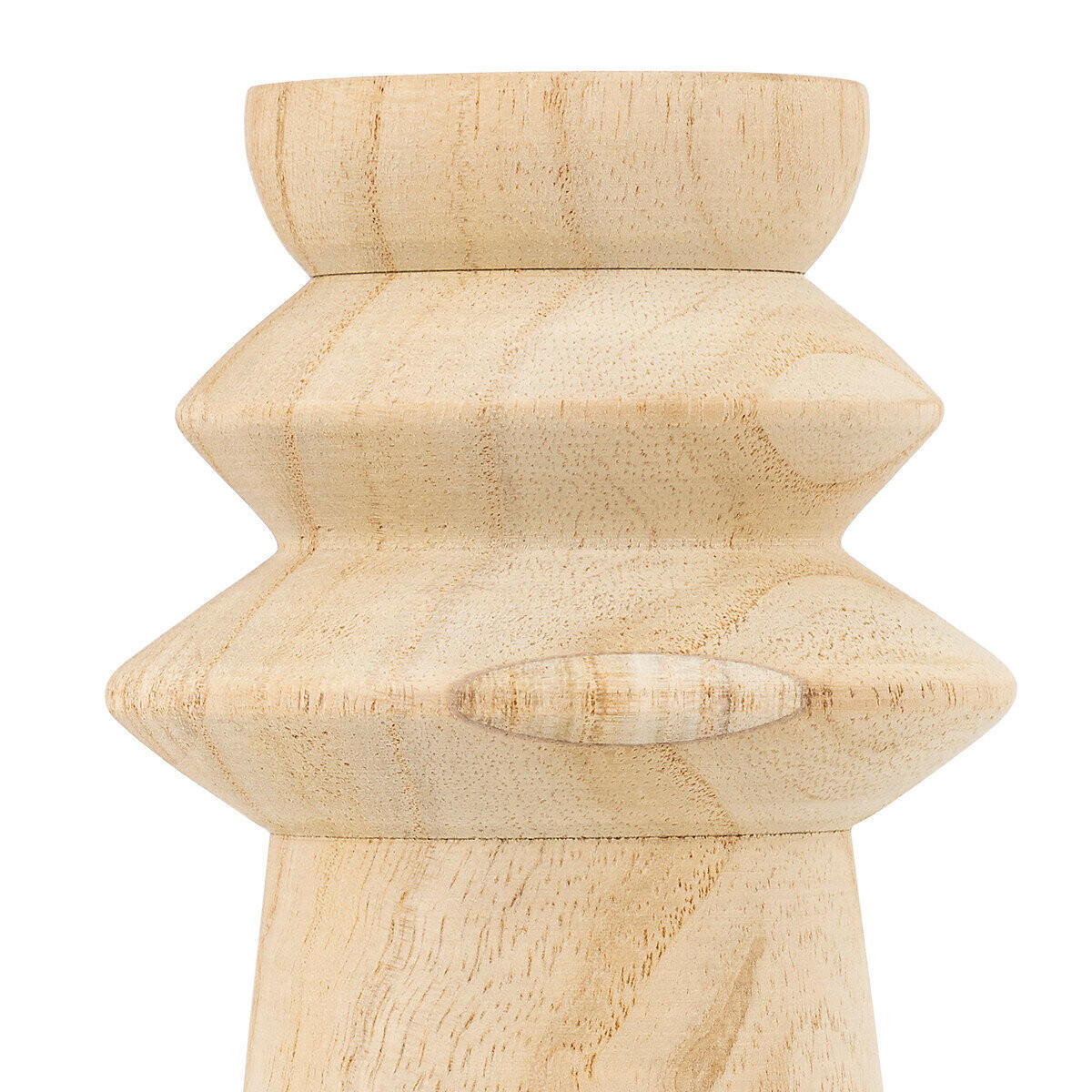 KERZENSTÄNDER Holz Uma 2er-Set - Beige, Holz (10.5/23.5/10.5cm) - Atmosphera Createur d´interieur