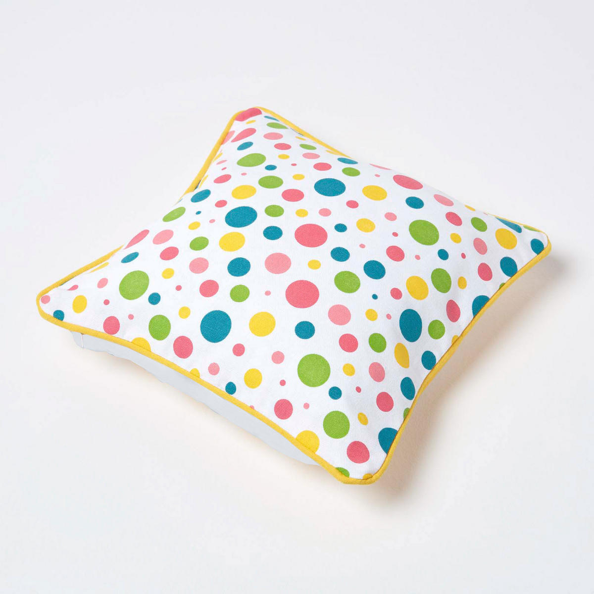 KISSENHÜLLE Bunte Punkte 30/30 cm, 100% Baumwolle - Multicolor, Textil (30/30cm) - Homescapes