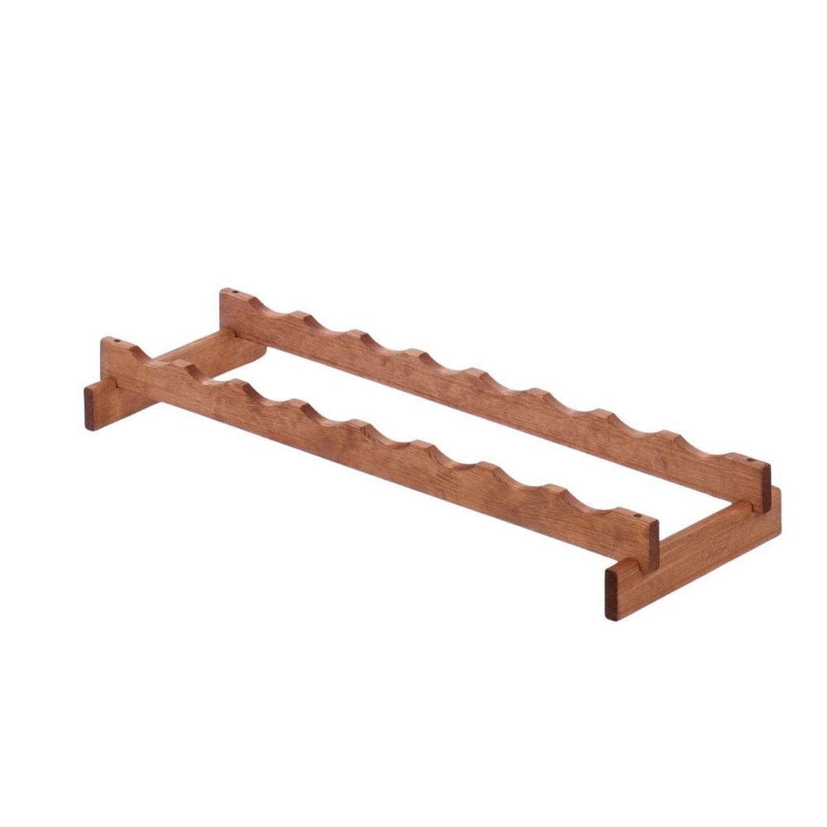 WEINREGAL VINOTECA FLEX PRO HxBxT 9x84x28cm 8 Flaschen auf 1 Ebene Braun geölt - Braun, Holz (84/9/28cm) - PROREGAL
