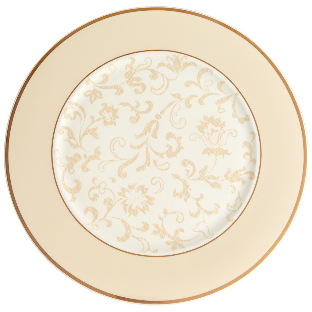 PLATZTELLER Ivoire weiß-gold ø 30,6 cm - Goldfarben/Weiß, Keramik (30.6cm) - Villeroy & Boch