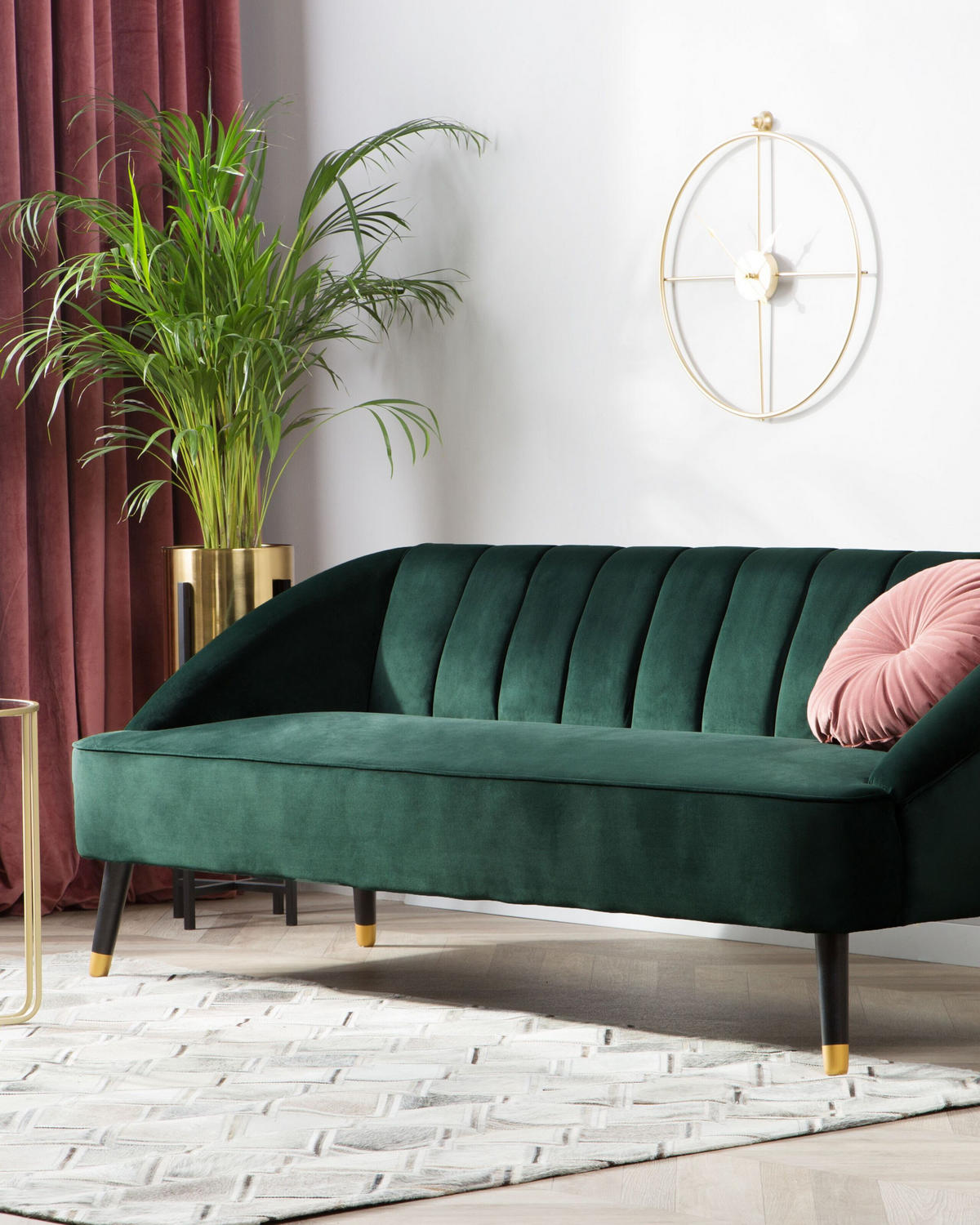 KURZFLOR-TEPPICH Agacli 230/160 cm - Grau, Fell (160/230cm) - Beliani
