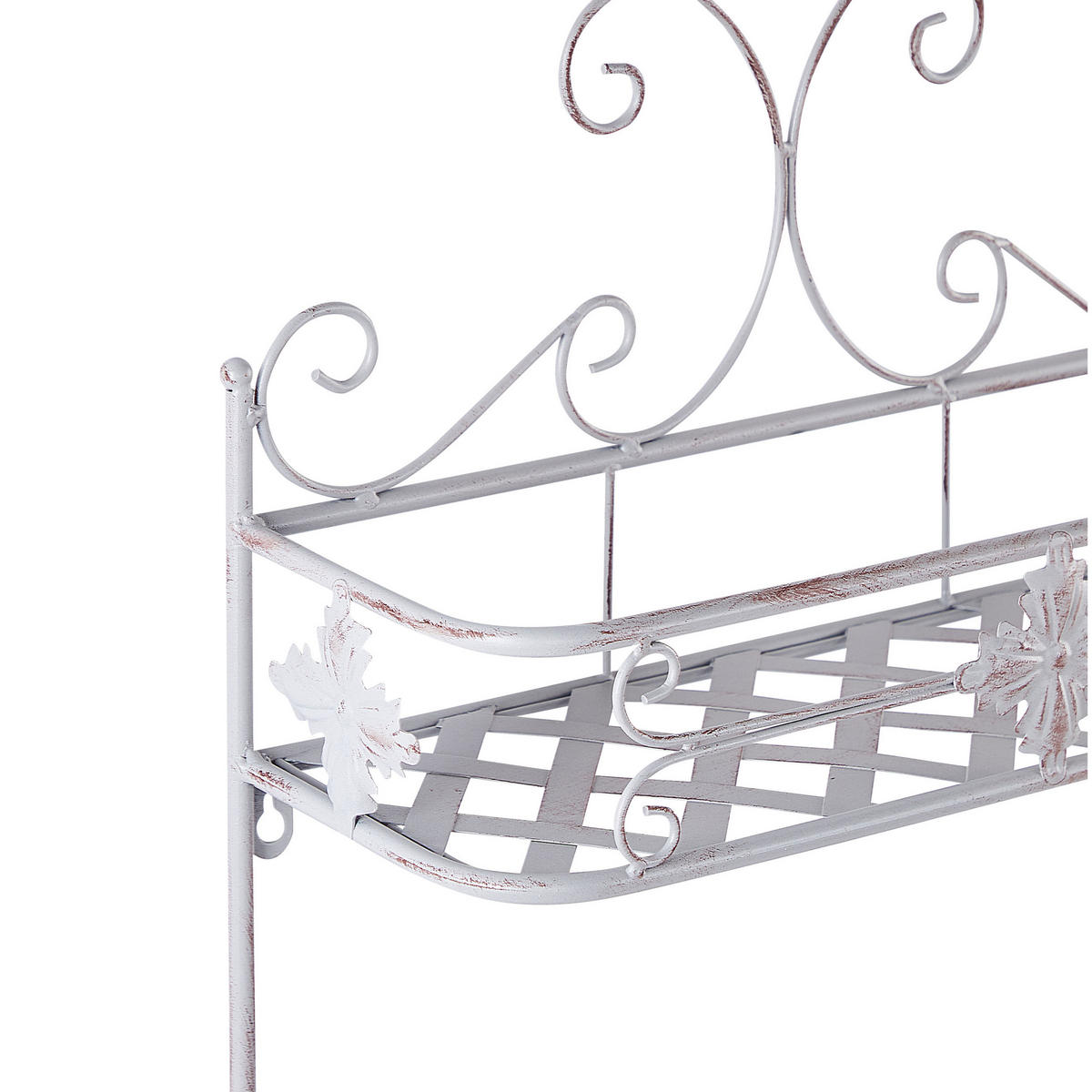 WANDREGAL Grau Marayes - Grau, Metall (42/52/14cm) - Beliani
