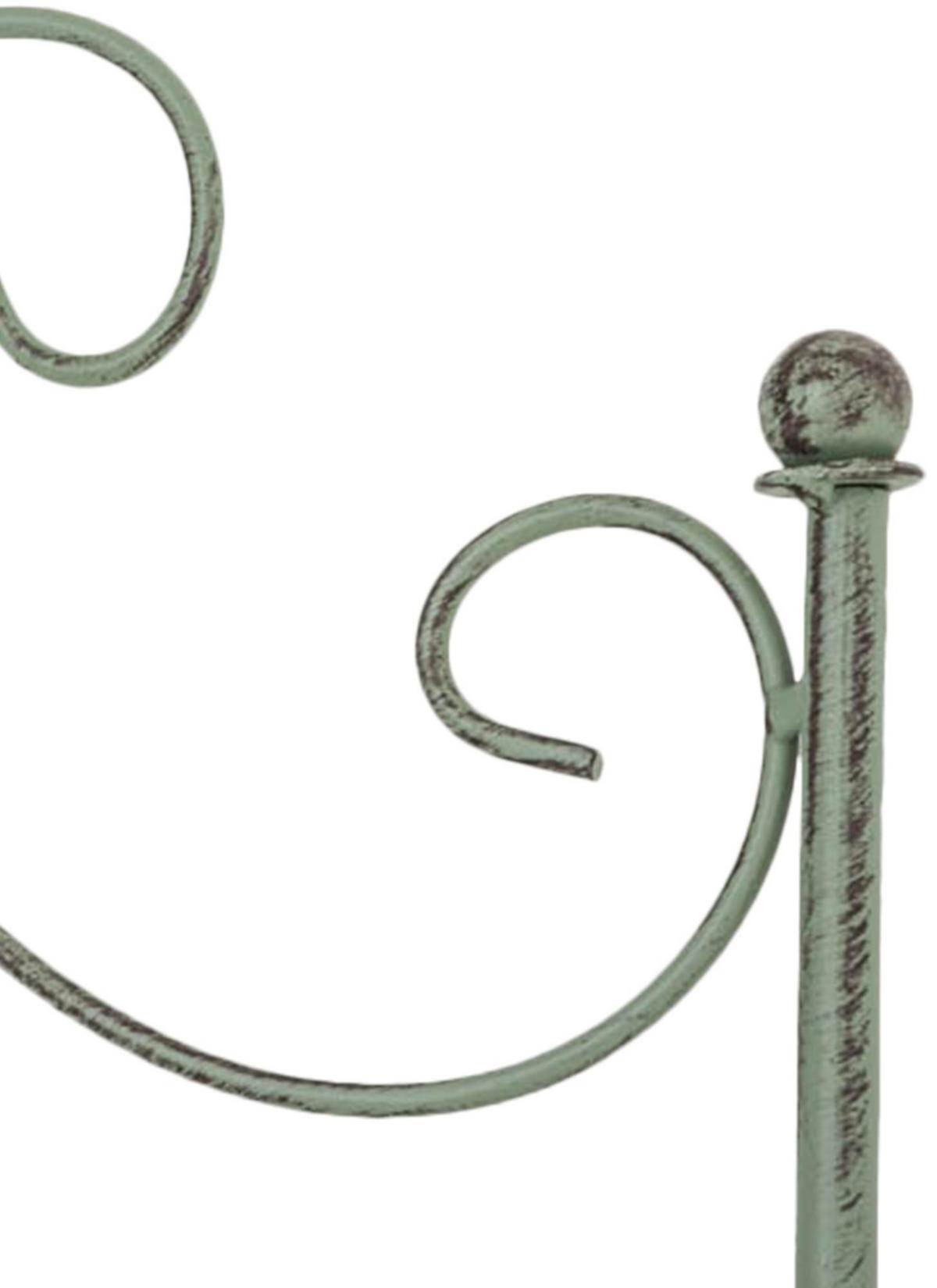RANKGITTER Heike 86x2x170cm Metall Antik-Grün Rankhilfe - Grün, Metall (86/170/2cm) - DELUKE