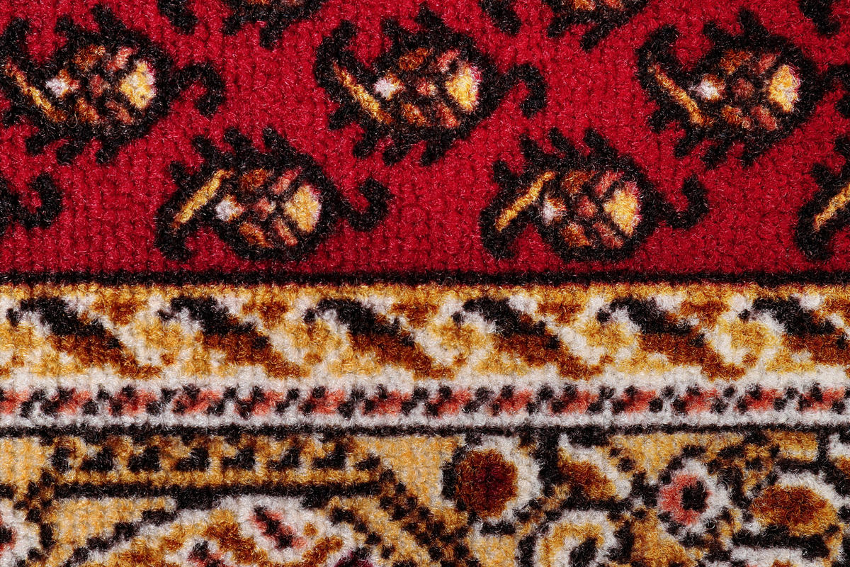 TEPPICHLÄUFER Anti-Rutsch Weinrot rutschfest Gummiunterlage 67/1100 cm - Weinrot, Textil (67/1100cm) - Tapiso