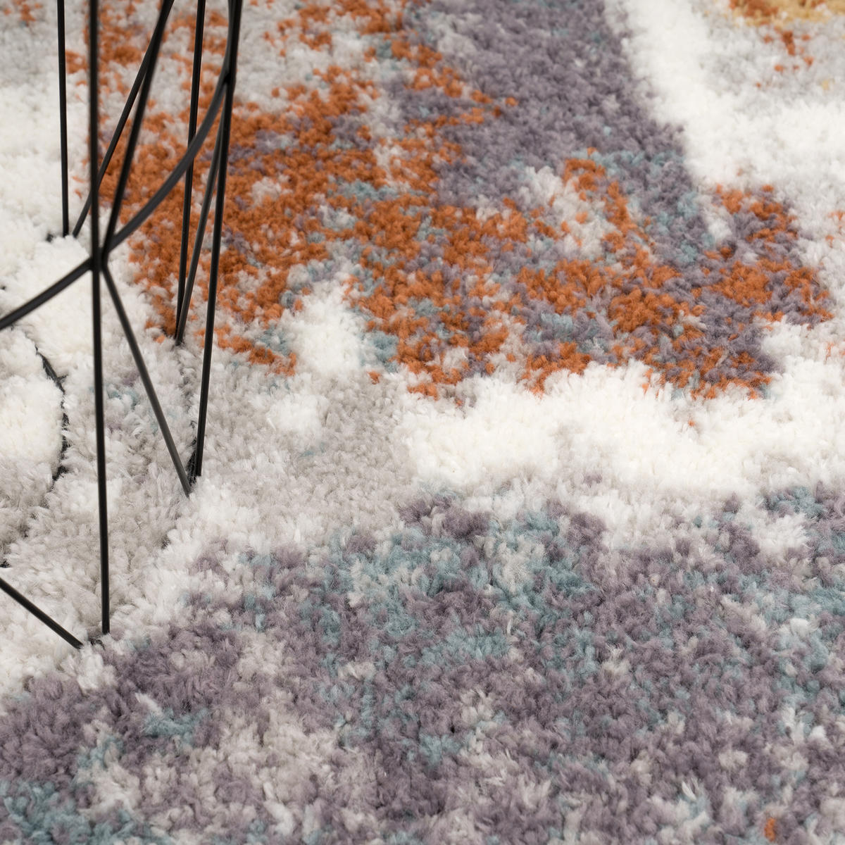 HOCHFLORTEPPICH 80/150 cm Padua 624 - Multicolor, Textil (80/150cm) - Paco Home