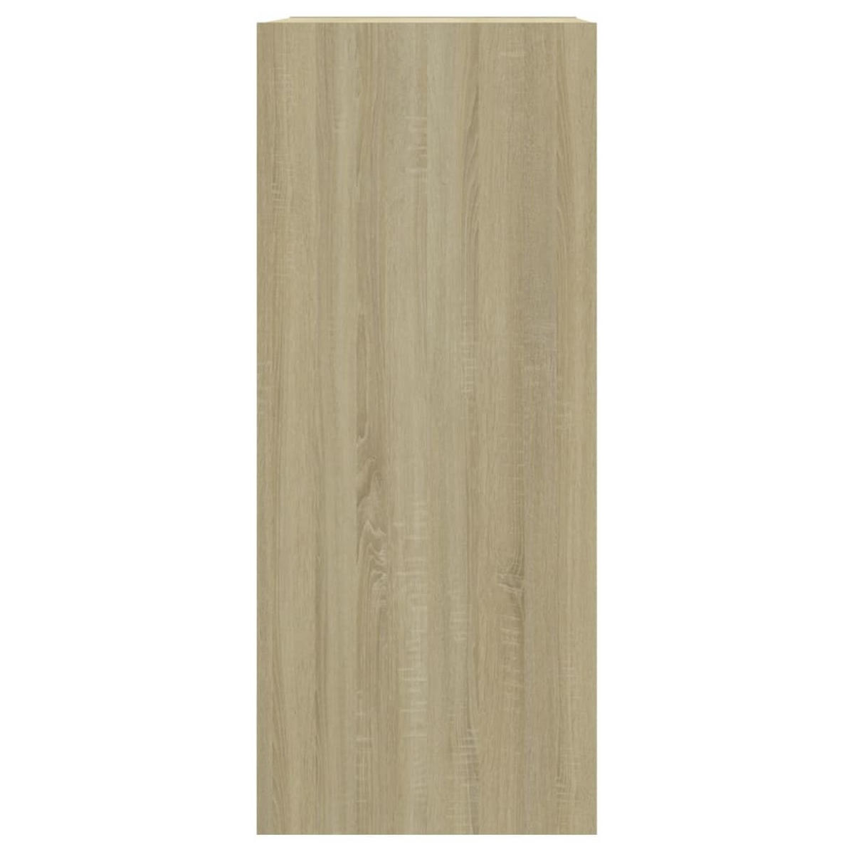 BÜCHERREGAL mit 2 Ebenen 40/30/72 cm aus Holzwerkstoff Sonoma-Eiche Dekor - Sonoma Eiche, Holz (40/72/30cm) - vidaXL