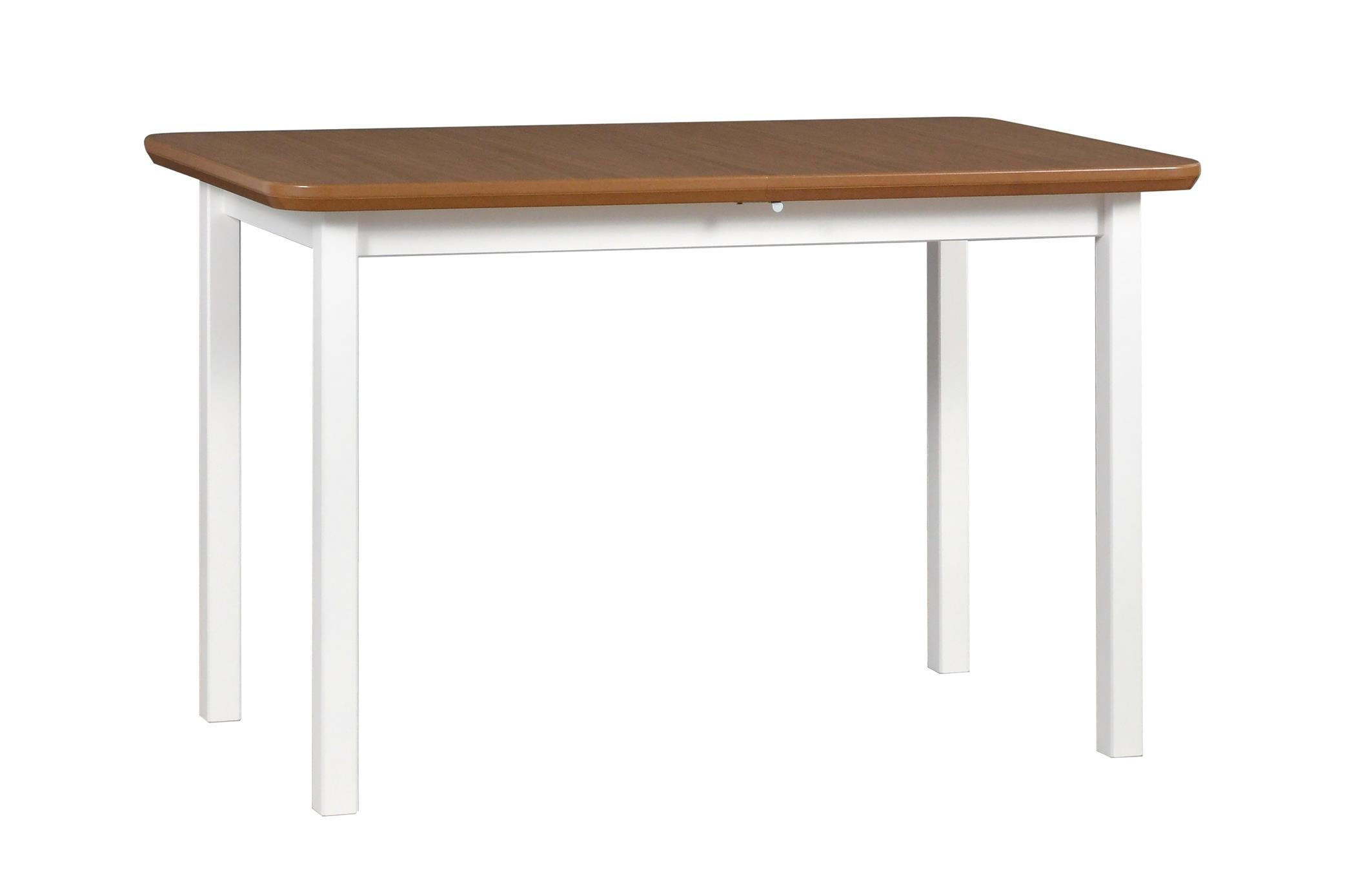 Bettso Tisch Eiche, Weiß 70x76x120 cm