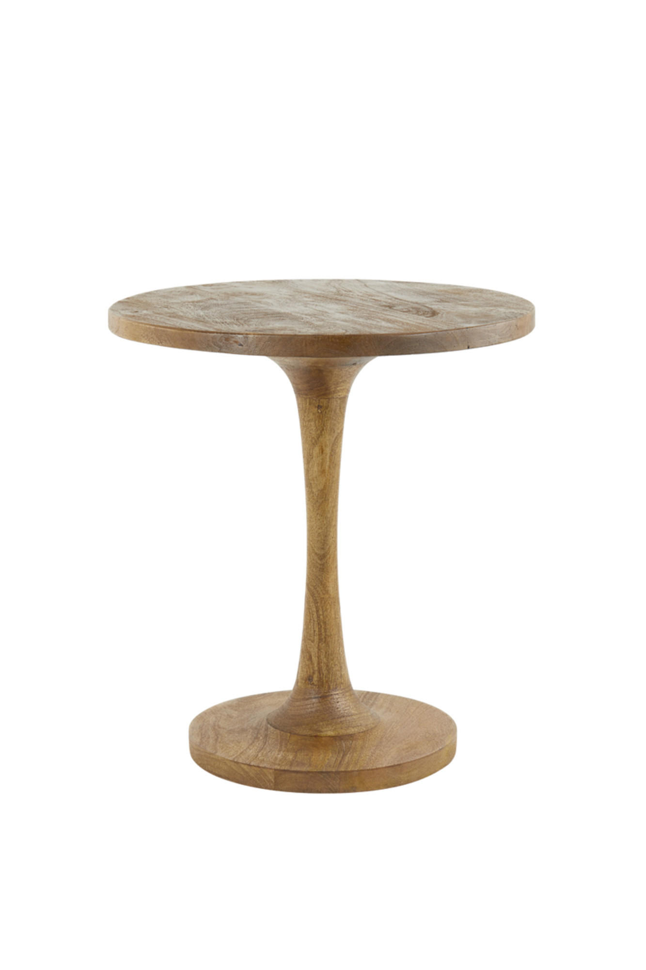 BEISTELLTISCH Bicaba Braun Ø50/55 cm - Braun, Holz (50/50/55cm) - Light & Living