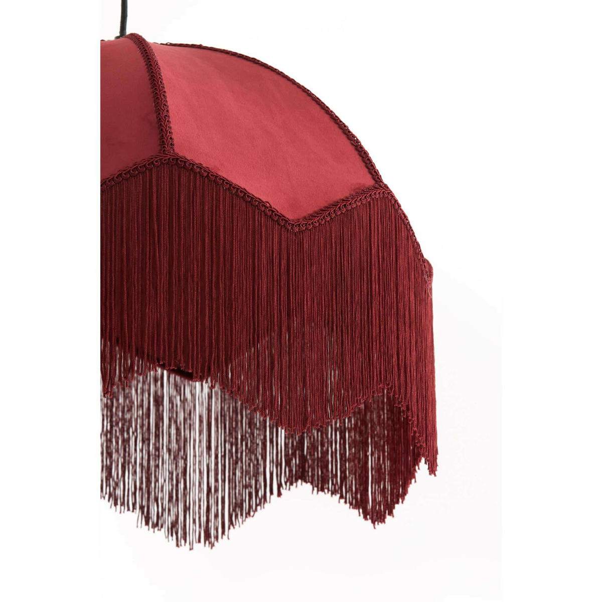 HÄNGELAMPE Malacia Rot 60/60/41 cm - Rot, Kunststoff (60/60/41cm) - Light & Living