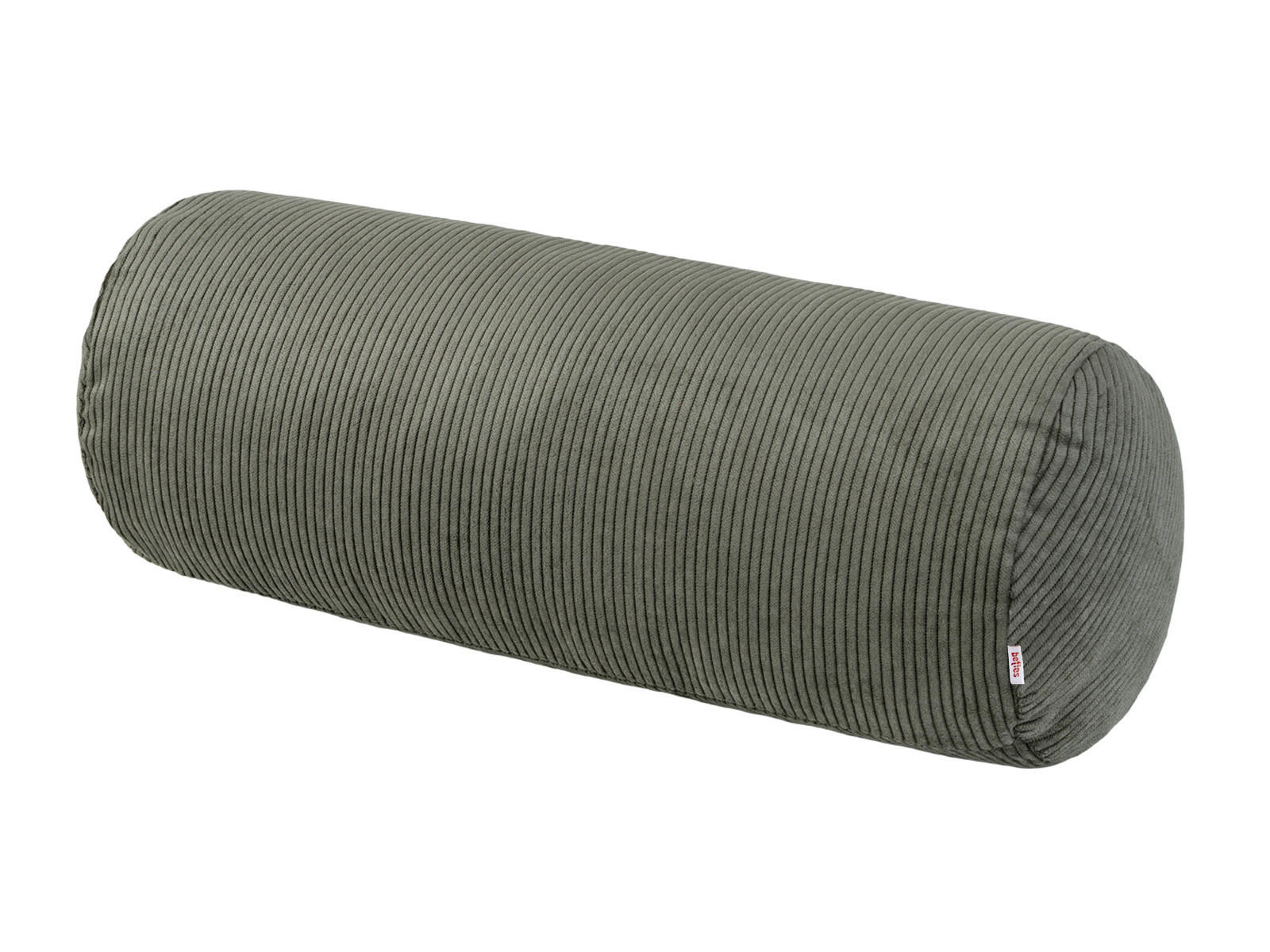 XL-NACKENROLLENHÜLLE HYggelig No.1 stein-grau Cord-Samt 70/25 cm - Grau, Textil (25/70cm) - beties Heimtextil