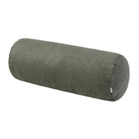 XL-NACKENROLLENHÜLLE HYggelig No.1 stein-grau Cord-Samt 70/25 cm - Grau, Textil (25/70cm) - beties Heimtextil