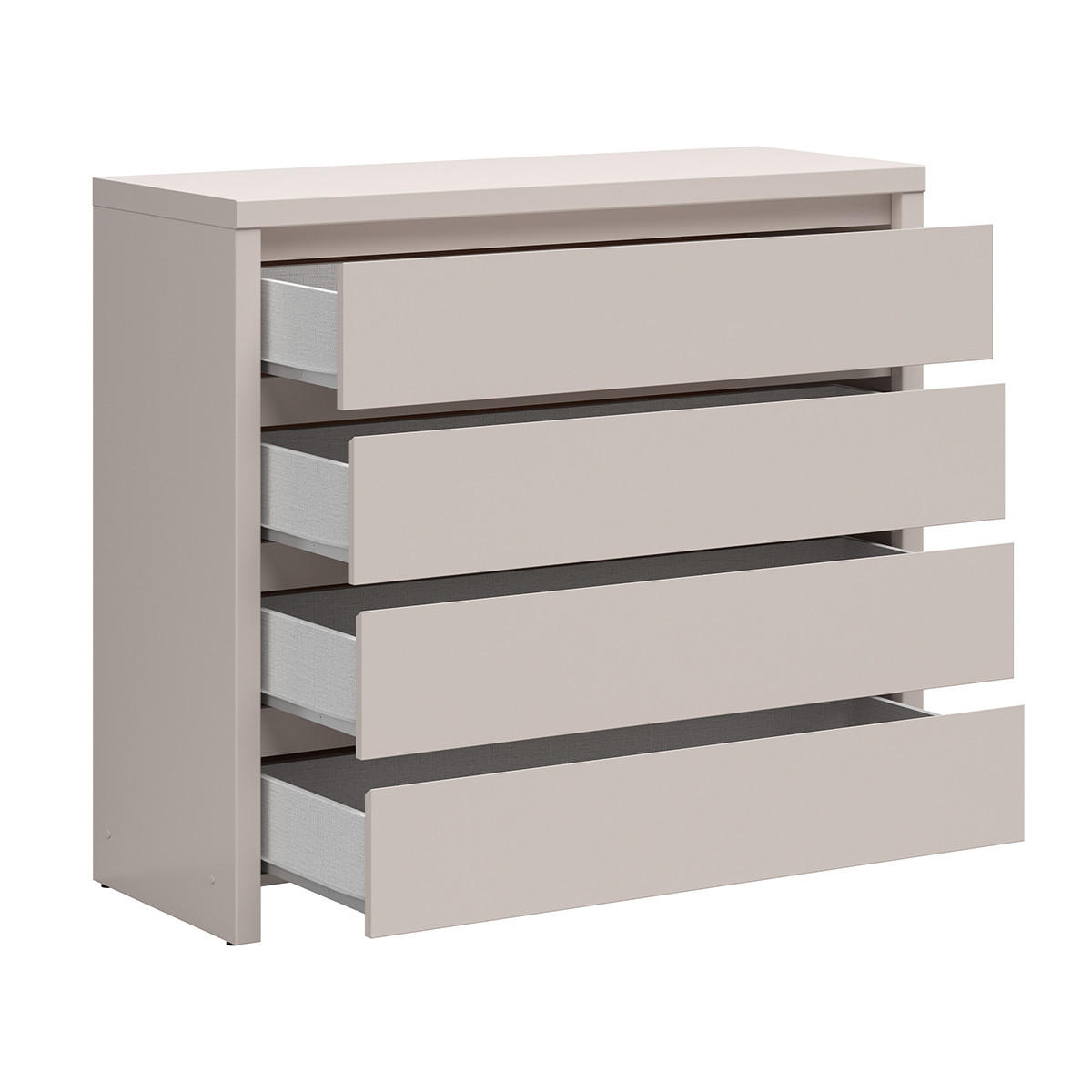 KOMMODE Soren Kaschmir - Beige, Holzwerkstoff (105/92/40.5cm) - Petits-meubles