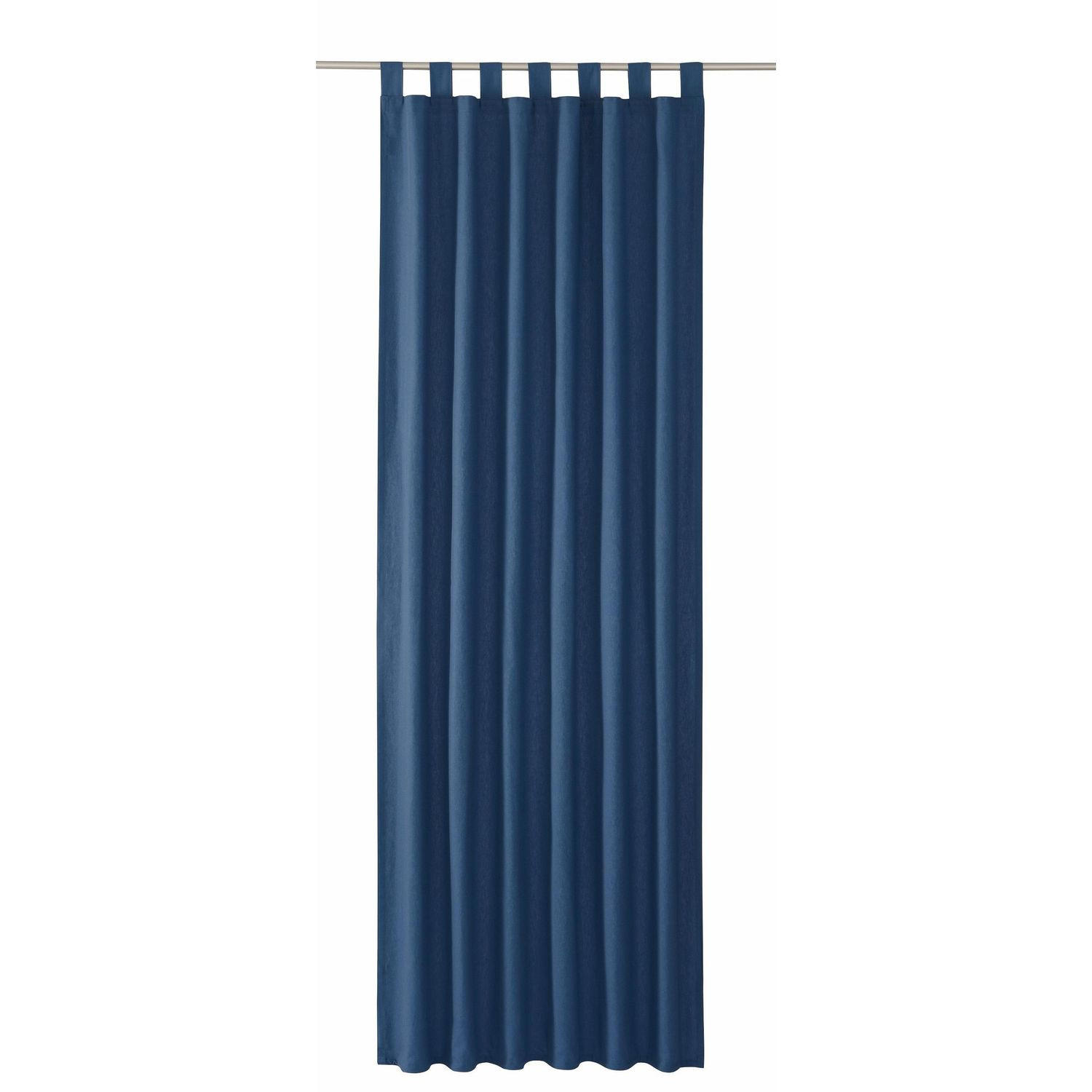 SCHLAUFENVORHANG IM UNI DESIGN DOVE Blickdicht - Robinienfarben, Textil (140/0.5/255cm) - Tom Tailor