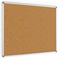 PINNWAND mit Alurahmen 100x80cm - Braun, Holz (100/80/1.6cm) - ALLboards