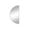 SPIEGEL halbrund Design - 50 x 100 cm - Goldfarben - GAVRA - Goldfarben, Metall (50/100/1cm) - Vente-Unique