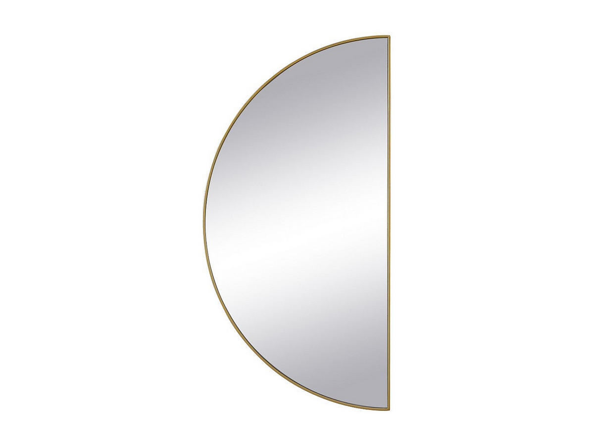 SPIEGEL halbrund Design - 50 x 100 cm - Goldfarben - GAVRA - Goldfarben, Metall (50/100/1cm) - Vente-Unique