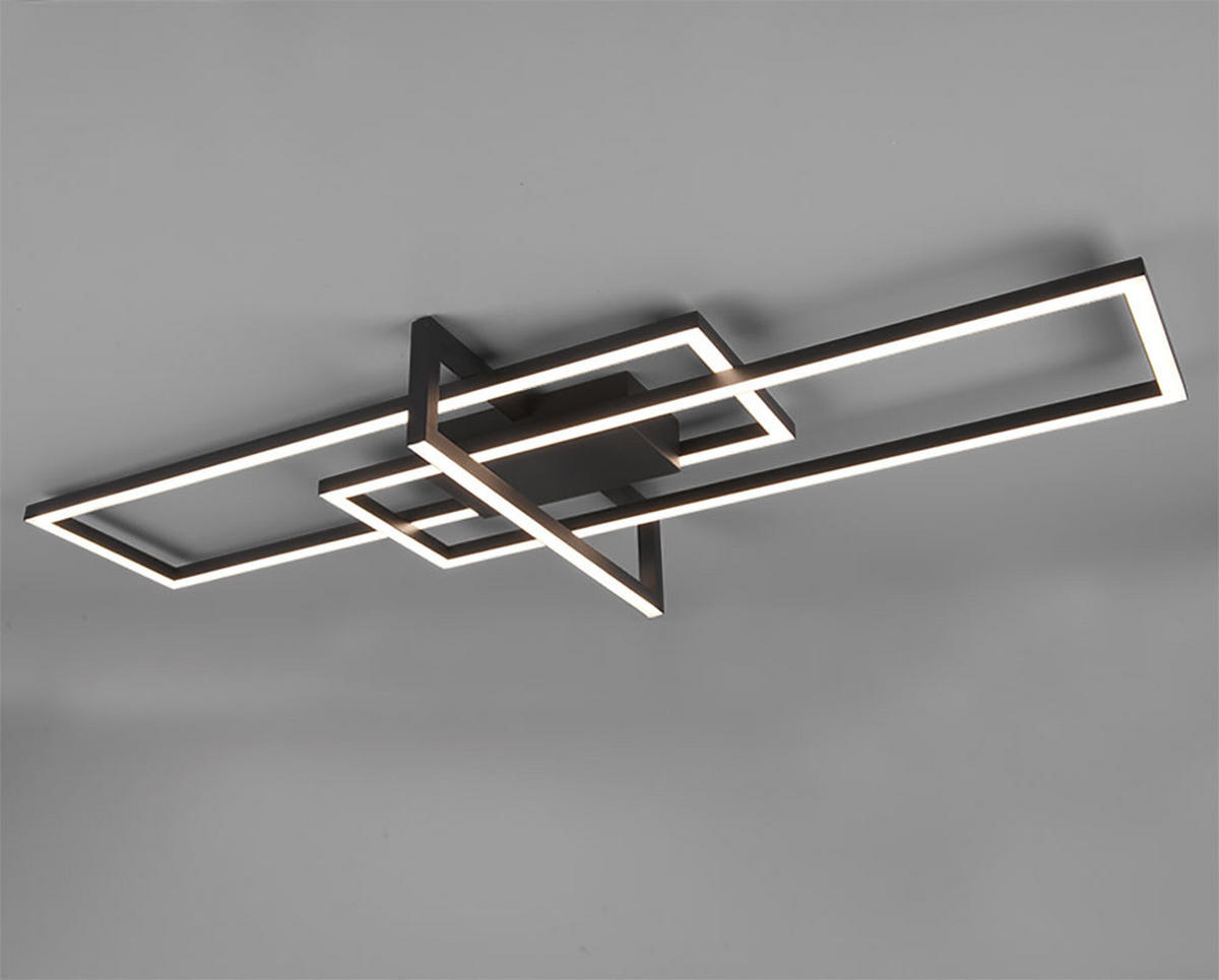 LED DECKENLEUCHTE SALINAS Messing matt - Messingfarben, Metall (100/40/11cm)