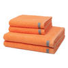 FROTTIERSET Smart 4-teilig - Orange, Textil (50/100cm) - Ross