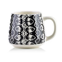 BECHER Wild Schwarz 13/8.5/9 cm Keramik - Schwarz, Keramik (0.5L) - Mondex