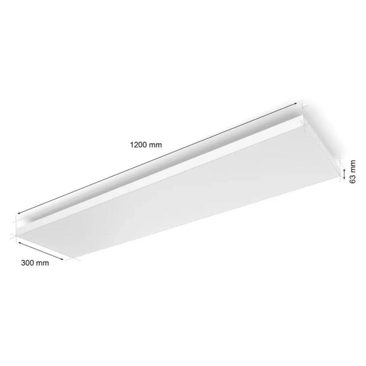 DECKENLEUCHTE Datura Weiß - Weiß, Metall (30/30/5cm) - Philips HUE