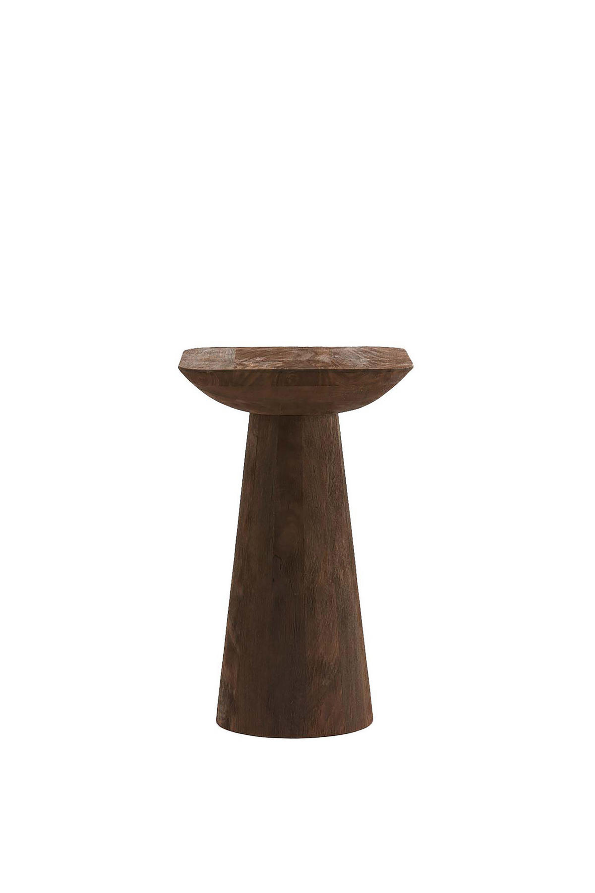 BEISTELLTISCH Dego Braun Ø33/53 cm - Dunkelbraun, Holz (33/33/53cm) - Light & Living