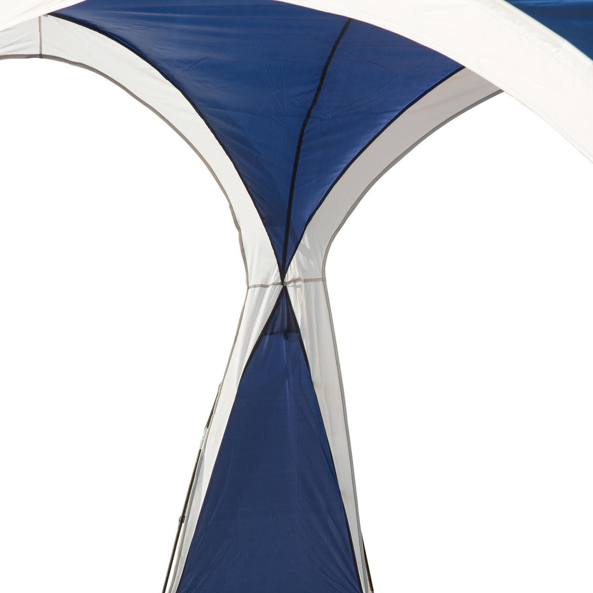 GARTENZELT Blau, Polyesterstoff - Blau, Kunststoff (350/350cm) - Outsunny