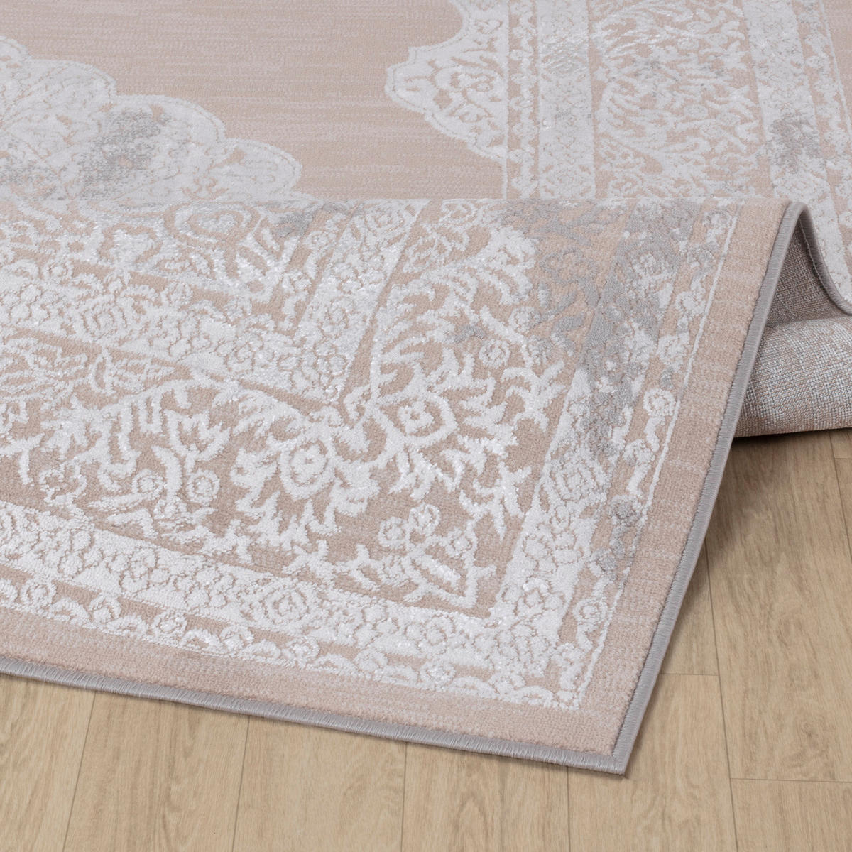 VINTAGE-TEPPICH 120x170 cm Beige - Beige, Naturmaterialien/Textil (120/170cm) - LIVABLISS