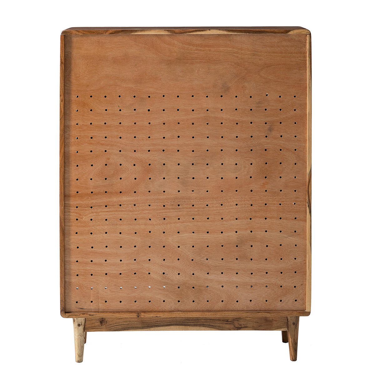 SCHUHKOMMODE - Akazie massiv - Akaziefarben, Holz (90/120/40cm) - home24