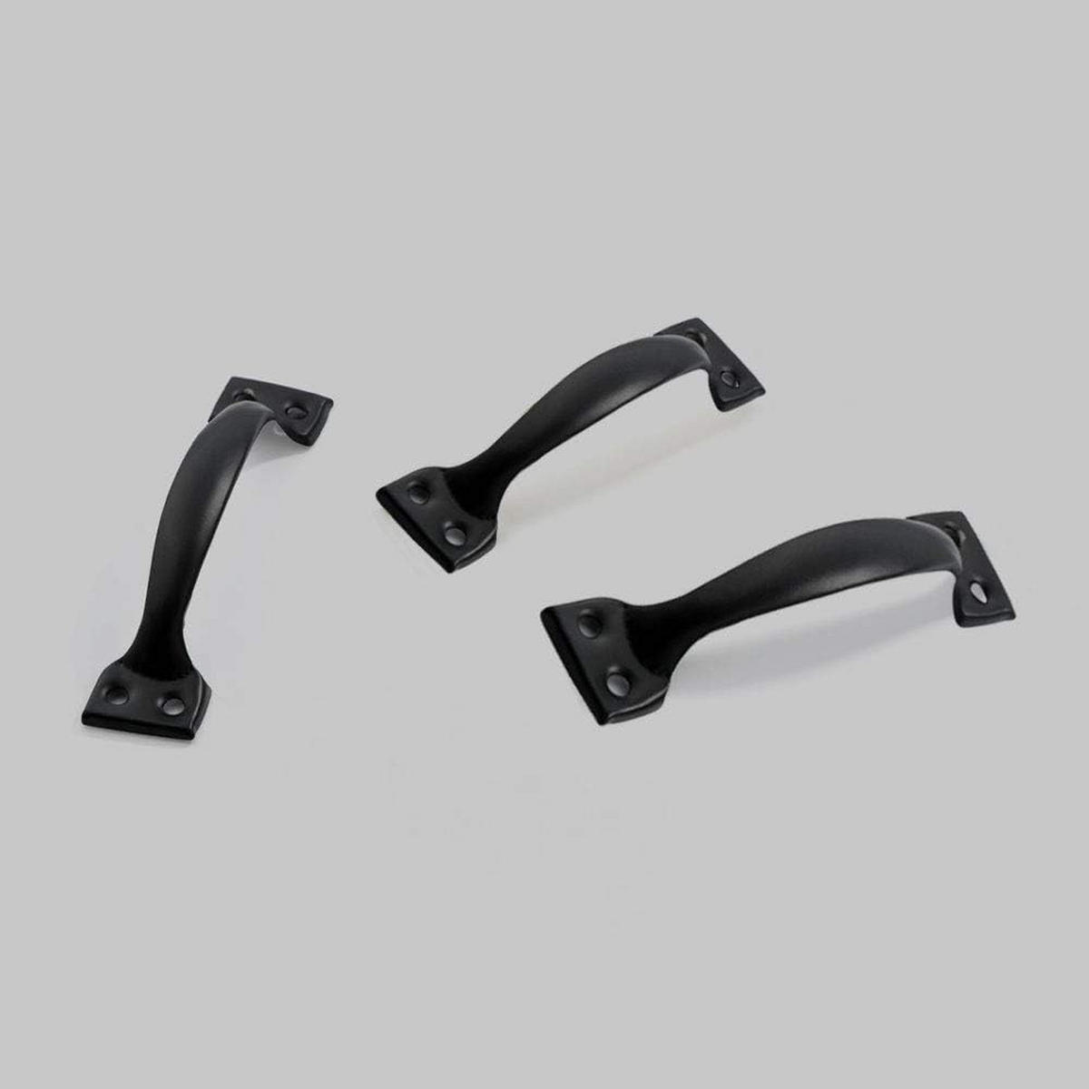 MÖBELGRIFF 8er-Set 120 mm Zinklegierung - Schwarz, Metall (1/1/1cm)