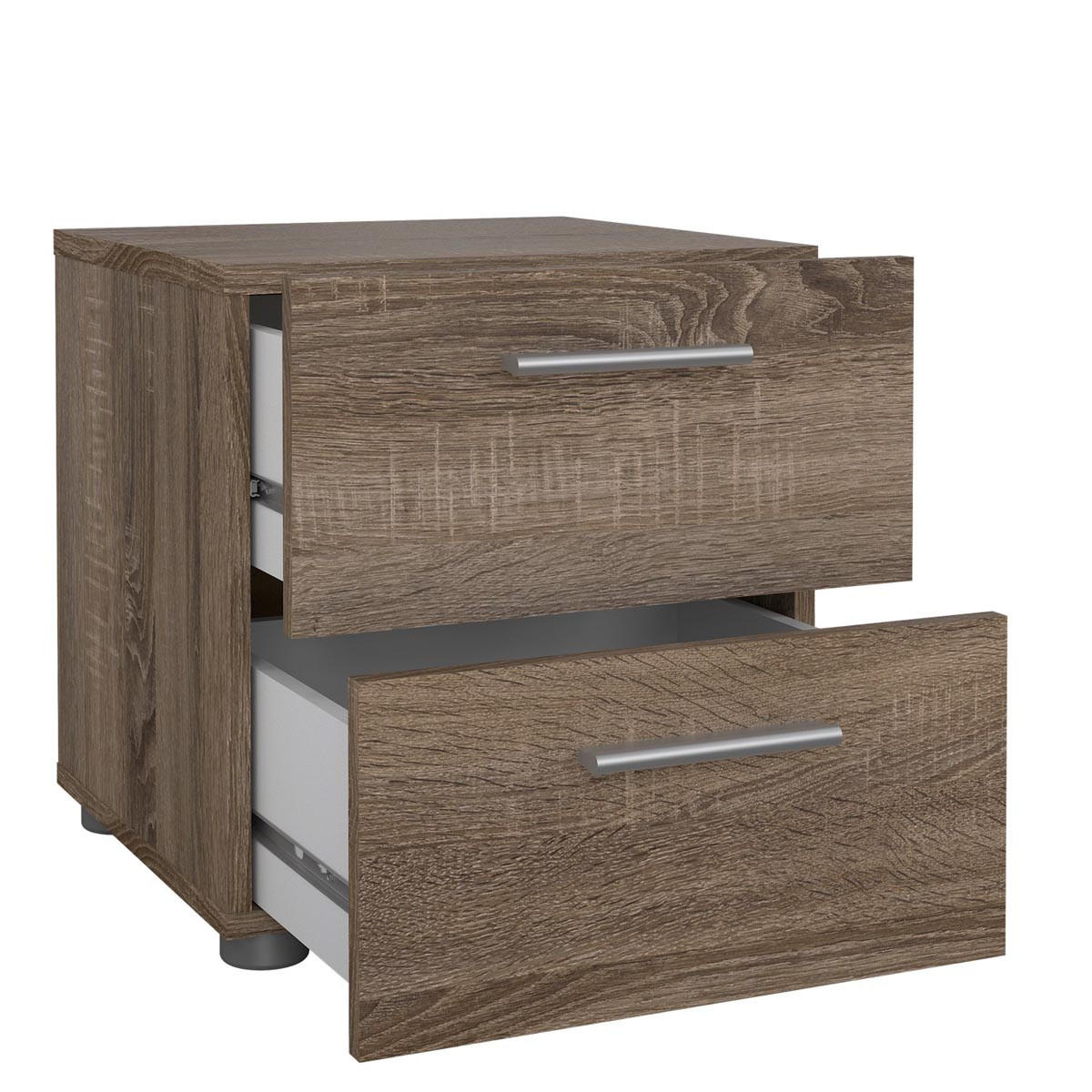 NACHTSCHRANK trüffelfarben - Braun, Holzwerkstoff (40/42/40cm) - ebuy24