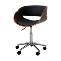 DREHSTUHL Schwarz - Schwarz, Holzwerkstoff (50/65/65cm) - Teamson Home