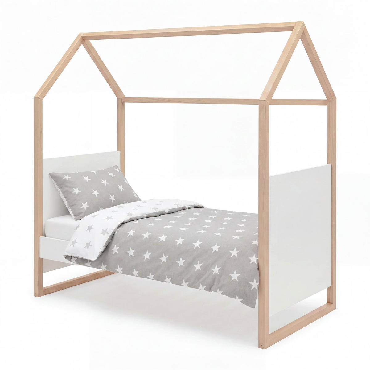 HÁZIKÓÁGY Noah 70 x 140 cm - tölgyfa/fehér, faalapú anyag/fa (70/140cm) - Roba