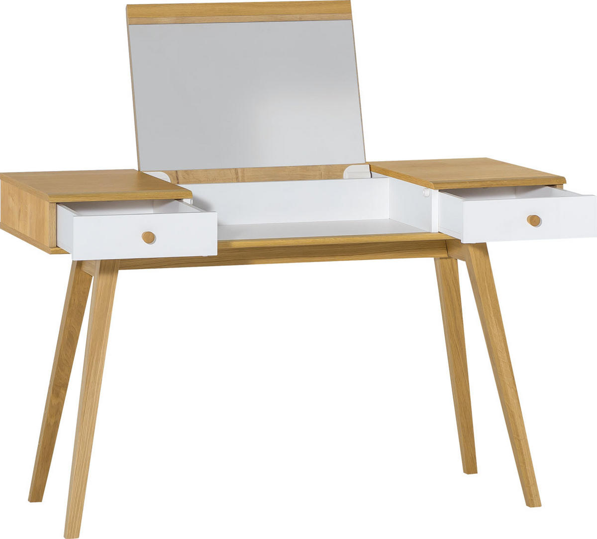 SCHMINKTISCH - Weiß, Holzwerkstoff (120/76/50cm) - Vox Möbel