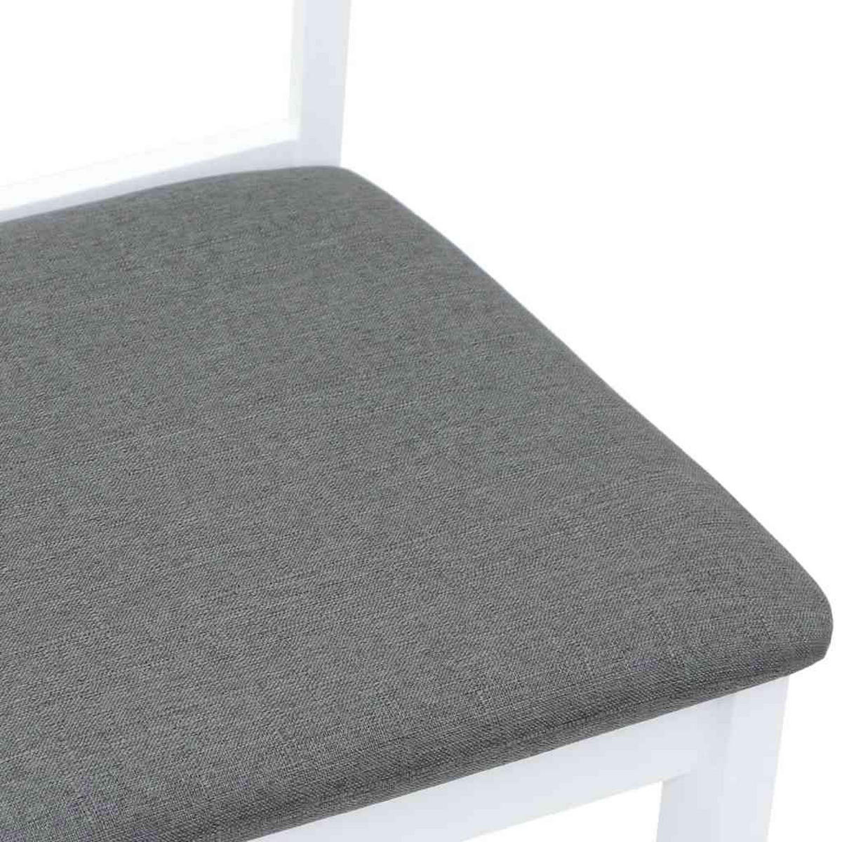 STUHL-SET 2 Stk Dornhainbach 40/89/48 cm - Weiß, Holz (40/89/48cm) - ZMH