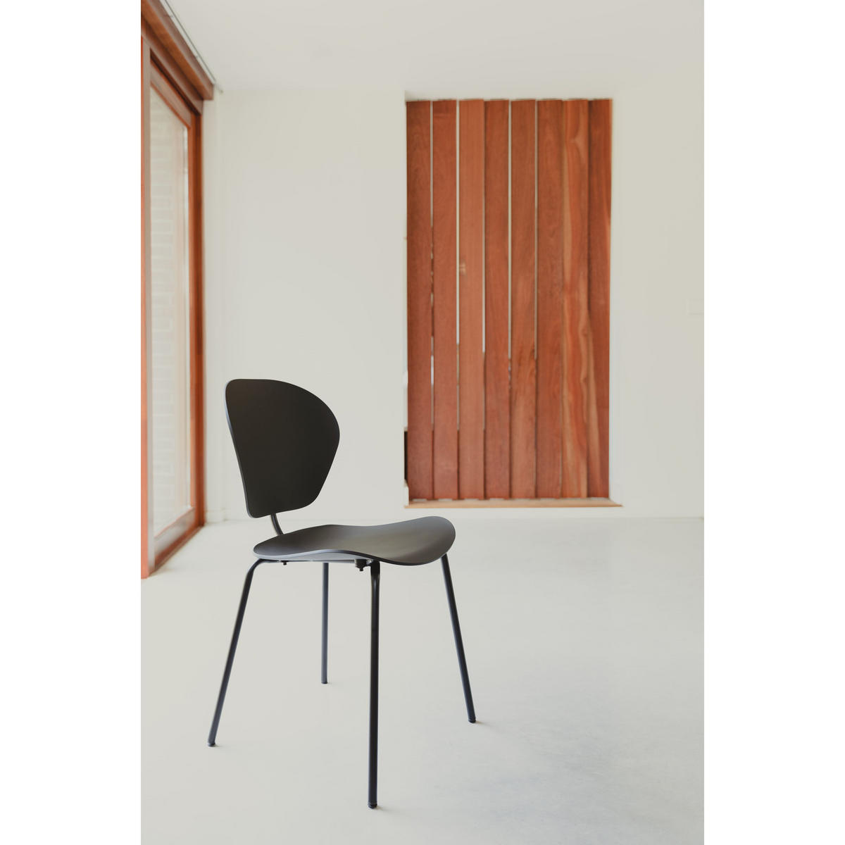 ESSZIMMERSTUHL The Ocean Chair Schwarz - 2 er Set - Schwarz, Kunststoff (43/85.5/55cm) - Zuiver