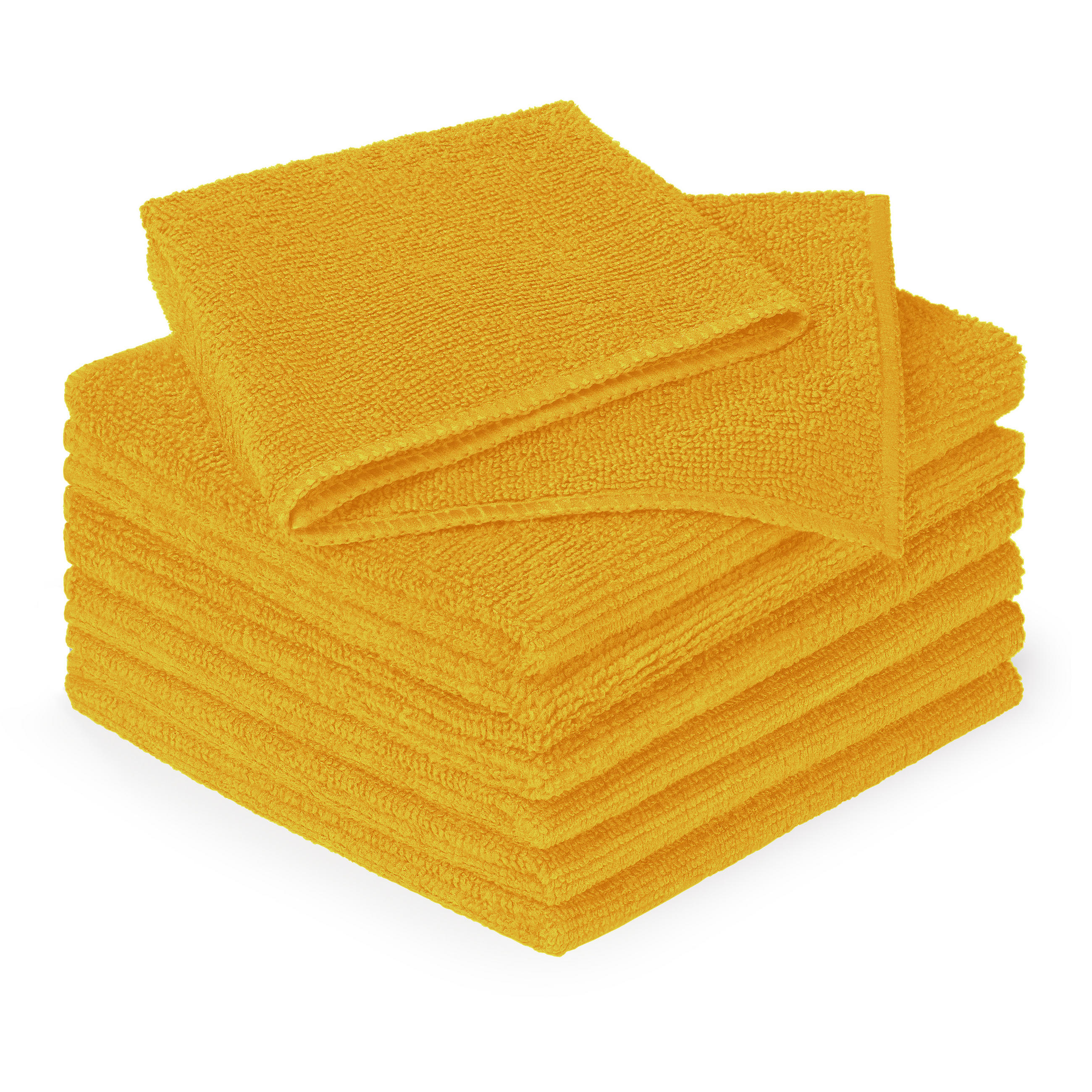GESCHIRRTÜCHER 6er-Set 30/40 cm, 90% Polyester & 10% Polyamid, Gelb - Gelb, Textil (40/30cm) - Blumtal