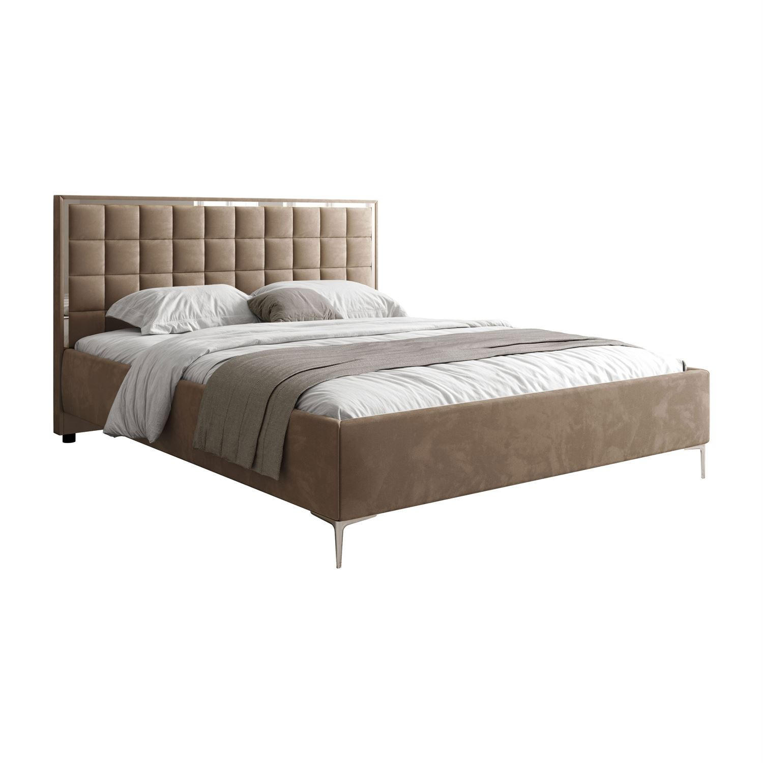 Lookway Polsterbett Beige 140x200 cm