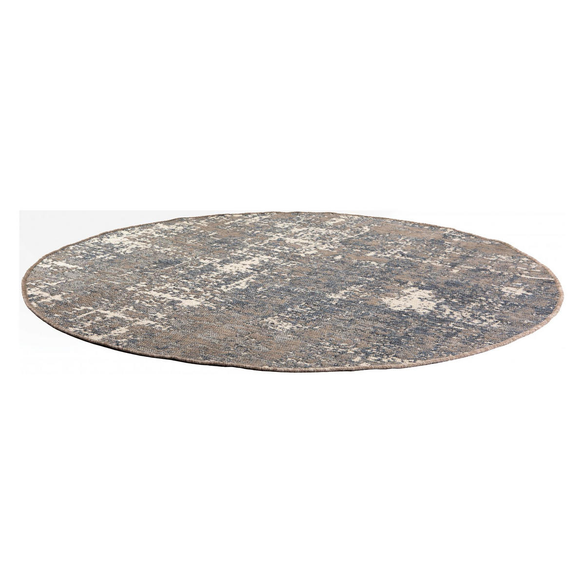 OUTDOOR-TEPPICH Catania 2 grau durchmesser 200 cm - Grau, Textil (200/1cm) - Vivaraise