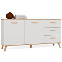 KOMMODE Ada - Weiß, Holz (150/75/40cm) - kommodly