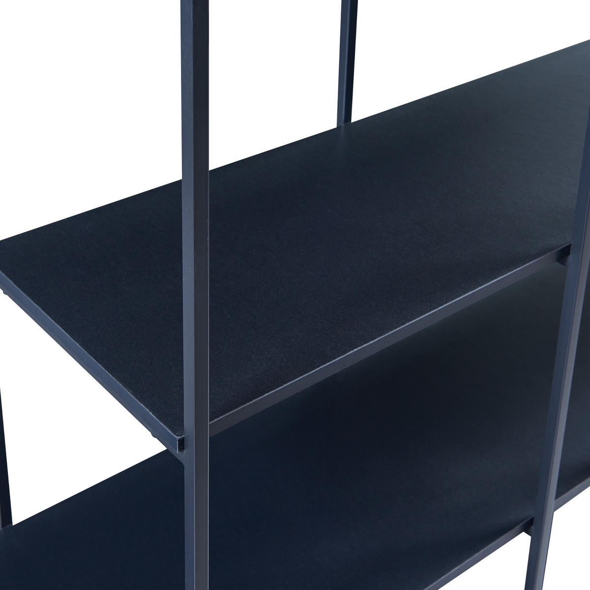 STANDREGAL Rælingen - Schwarz, Metall (180/180/32.5cm) - [en.casa]