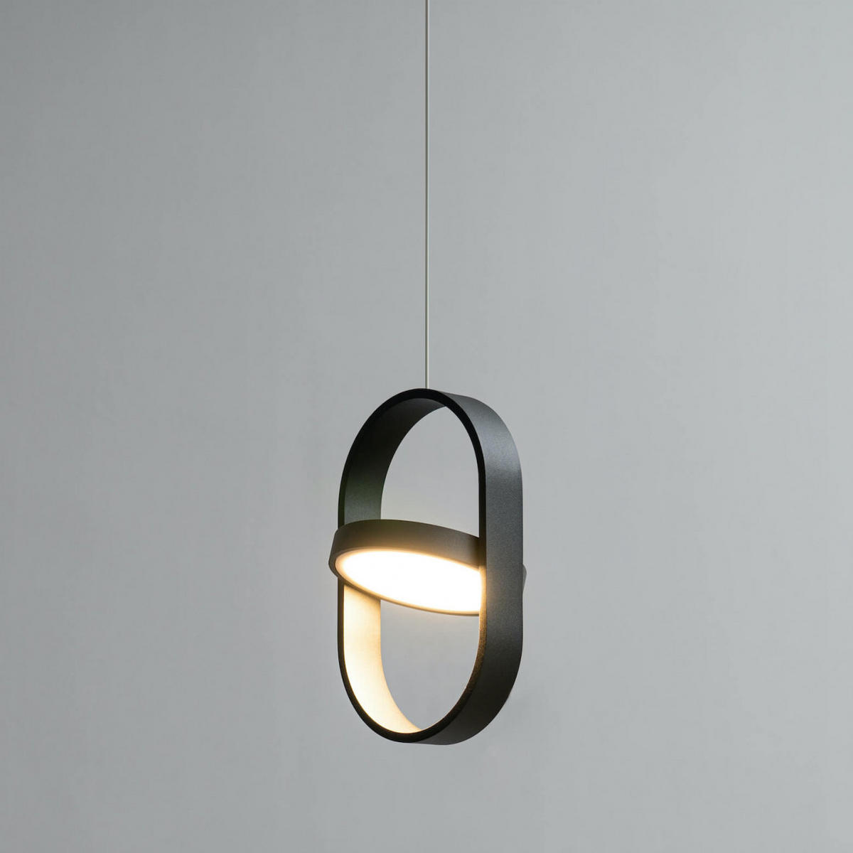 HÄNGELEUCHTE Elanzo, Schwarz, 21cm - Schwarz, Metall (21/13/21cm) - KOSILUM